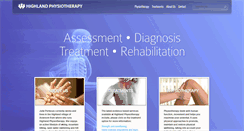 Desktop Screenshot of highlandphysiotherapy.co.uk